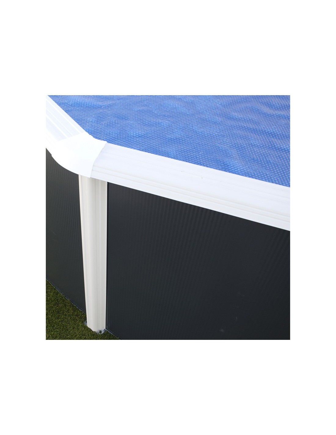 Piscines hors sol hauteur 132 cm Série IBIZA COMPACT ANTHRACITE